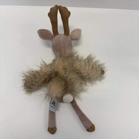 Jellycat 18” Roxy Reindeer Brown Feathery Stuffed Plush Deer Woodland Animal - Picture 2 of 4
